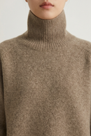 Wool Loose Turtleneck Sweater