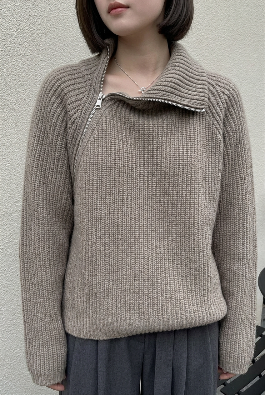 Camel 领口细节