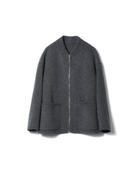 Double-Faced Wool Short Coat