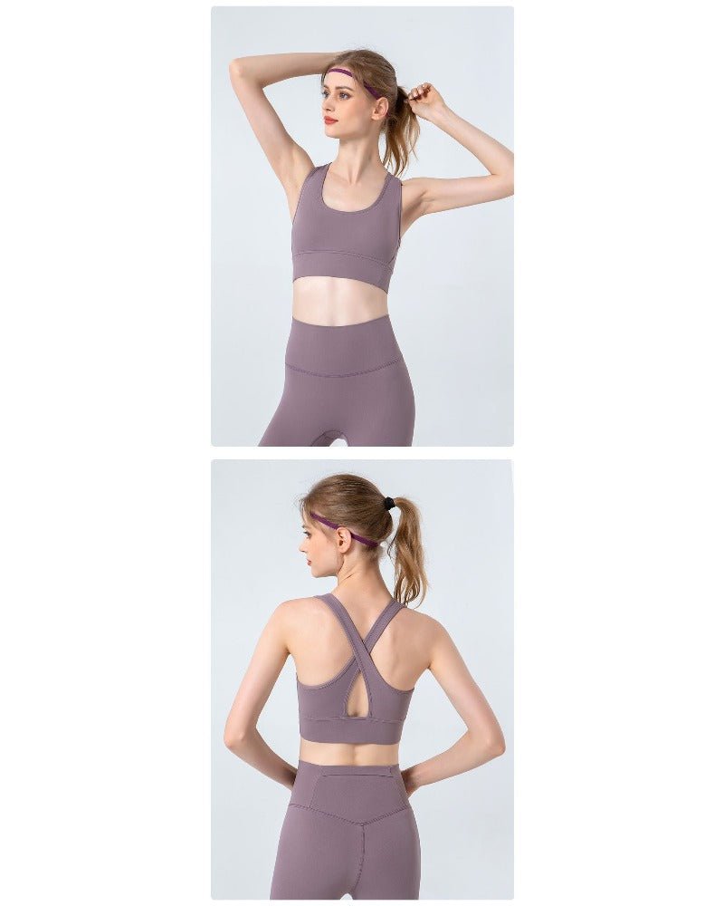 New high-intensity sports cross-fitting bra