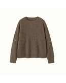Yak Wool & Cashmere Crew Neck Pullover Sweater