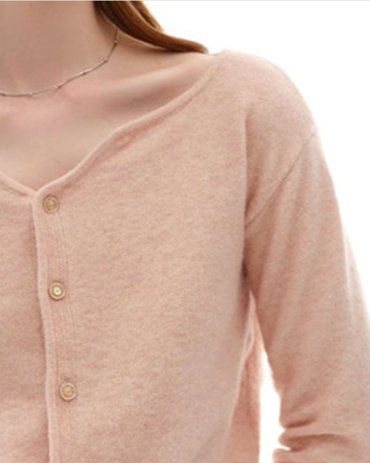 Skin-Friendly Soft Small V-Neck Knitted Cardigan