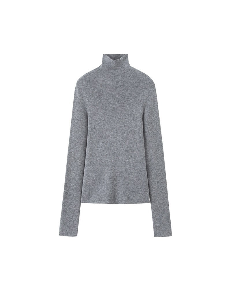 Cashmere & Wool Turtleneck Pullover