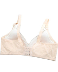 Adjustable cotton-spandex wire-free bra