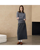 Cashmere Crew Neck Knit Sweater