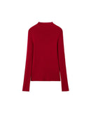 Wool Knitted Turtleneck Pullover Sweater