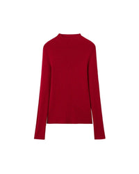 Wool Knitted Turtleneck Pullover Sweater