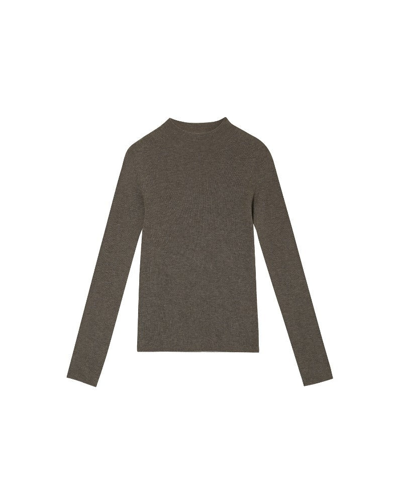 Wool Knitted Turtleneck Pullover Sweater