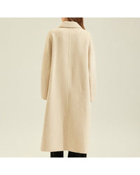 Long Cashmere Double-Faced Wool Coat