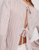 Designers' Lace-Up Long Sleeves Shirt