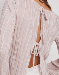 Designers' Lace-Up Long Sleeves Shirt