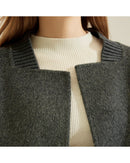 Double-Faced Wool And Alpaca Wool Coat