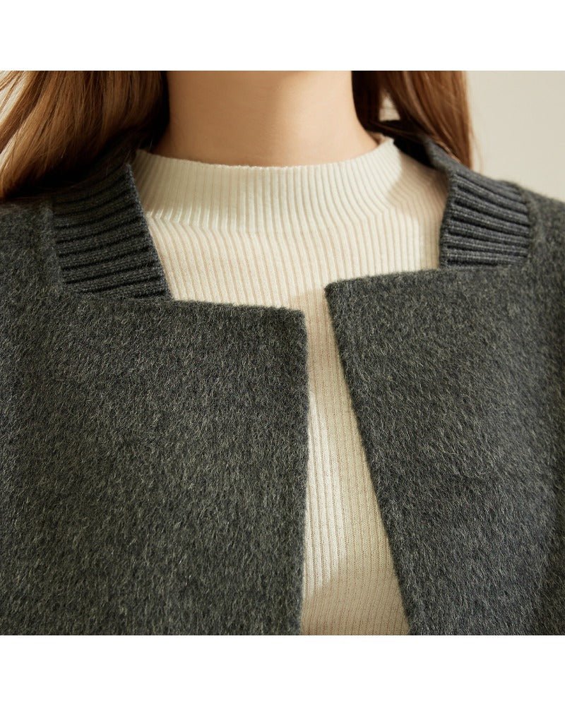 Double-Faced Wool And Alpaca Wool Coat