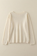 Oversized Wool Boatneck Sweater