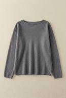 Oversized Wool Boatneck Sweater