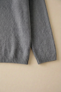 Oversized Wool Boatneck Sweater