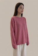 Oversized Wool Boatneck Sweater