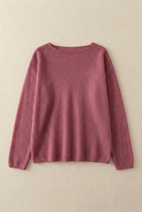 Oversized Wool Boatneck Sweater