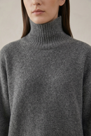 Wool Loose Turtleneck Sweater