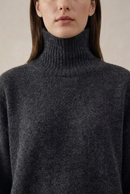 Wool Loose Turtleneck Sweater