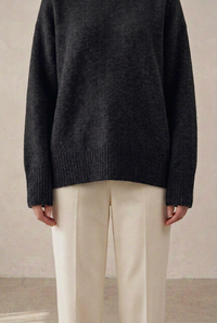 Wool Loose Turtleneck Sweater