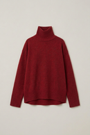 Wool Loose Turtleneck Sweater