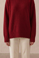 Wool Loose Turtleneck Sweater