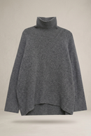 Wool Loose Turtleneck Sweater