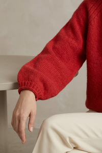 Cashmere Rolled Neck Knit Sweater