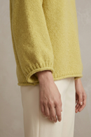 Cashmere Rolled Neck Knit Sweater