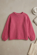 Cashmere Rolled Neck Knit Sweater