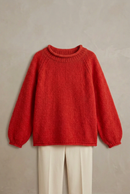 Cashmere Rolled Neck Knit Sweater