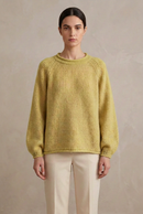Cashmere Rolled Neck Knit Sweater