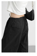Cotton Blended Wide Leg Hip Hop Trousers