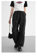 Cotton Blended Wide Leg Hip Hop Trousers