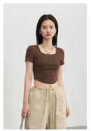 Cotton Blended Wide Leg Hip Hop Trousers