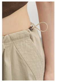 Cotton Blended Wide Leg Hip Hop Trousers