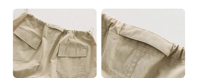 Cotton Blended Wide Leg Hip Hop Trousers