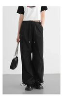 Cotton Blended Wide Leg Hip Hop Trousers