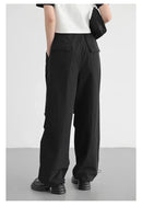 Cotton Blended Wide Leg Hip Hop Trousers